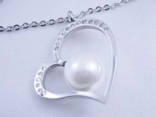 Přívěsek srdíčko 30mm z chirurgické oceli