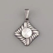 Přívěsek ZDENKA  Rivoli Swarovski Elements 8mm - starostříbro