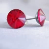 Další: Puzetové náušnice Swarovski 8mm > varianta Červená