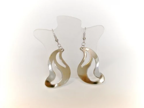 Visací náušnice z chirurgické oceli