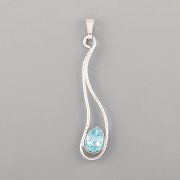 Přívěsek VZPOMÍNKA zdobí Slzička  Swarovski 8mm