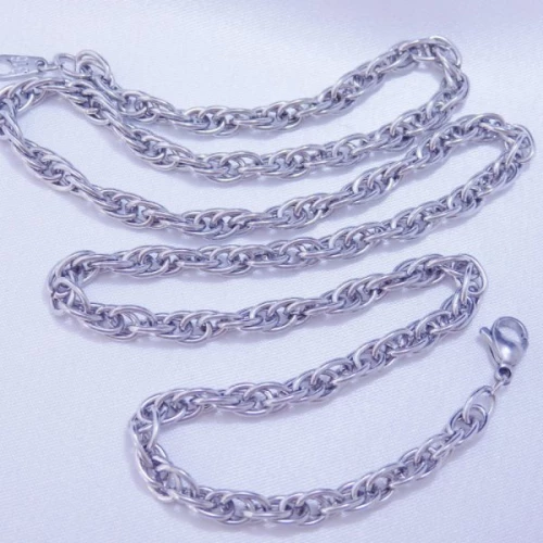 Řetízek z chirurgické oceli - Duo ankr 5mm