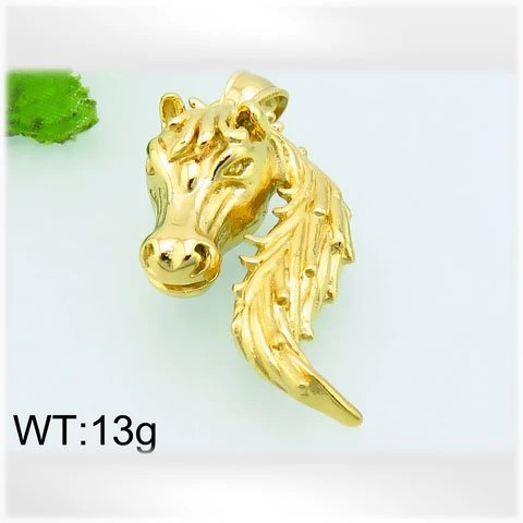 Zlacený přívěsek koně