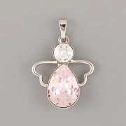 Přívěsek ANDĚL LÁSKY - Rhodiovaný