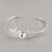 Náramek VODOPÁD  Rivoli SWAROVSKI 10mm - rhodiováno