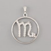 Znamení zvěrokruhu ŠTÍR - přívěsek s kamínky Swarovski