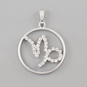 Znamení zvěrokruhu KOZOROH - přívěsek s kamínky Swarovski