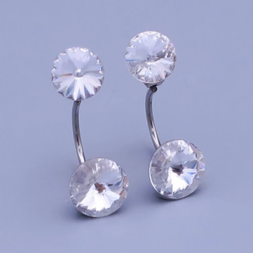 Moderní náušnice Swarovski crystal