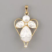 Přívěsek ANDĚL PRO ŠTĚSTÍ pozlacený