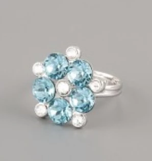 Prsten PARÁDNICE Rhodiovaný