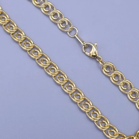 Zlacený náramek z chirurgické oceli 5mm