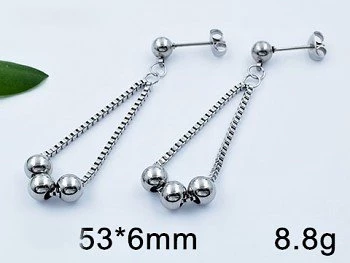 Náušnice z chirurgické oceli visací