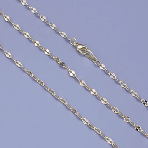 Zlacený řetízek z chirurgické oceli 2mm 50cm > varianta 50cm