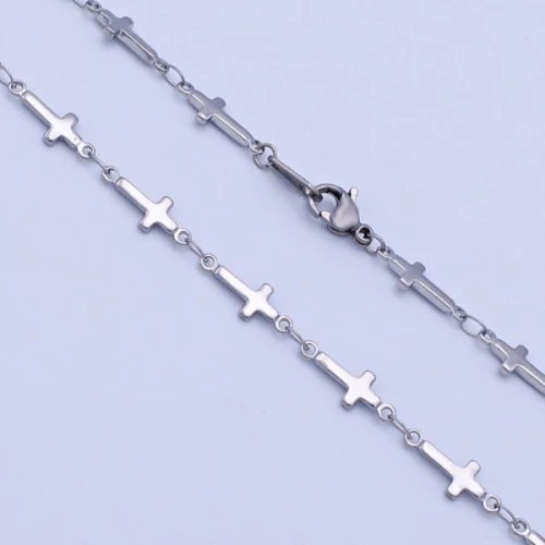 Řetízek z chirurgické oceli křížky