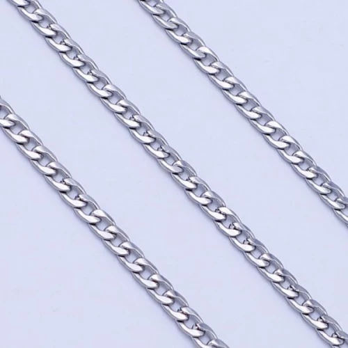 Řetízek z chirurgické oceli pancer 3mm 50cm