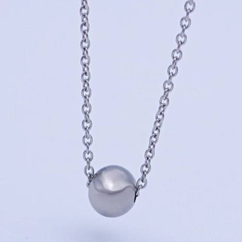 Korálek kulička 8mm z chirurgické oceli na řetízku