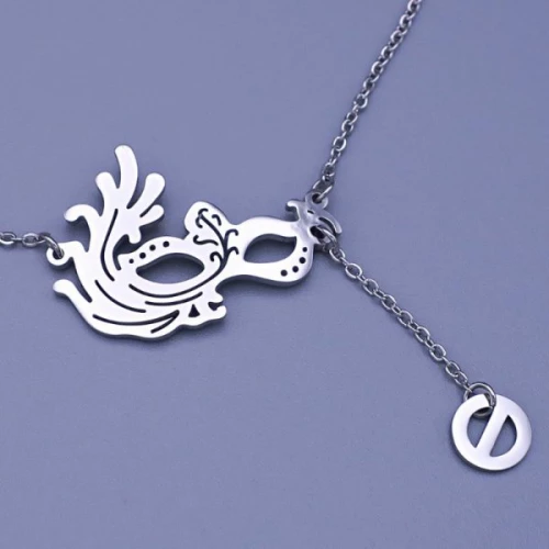 Přívěsek z chirurgické oceli - divadelní maska