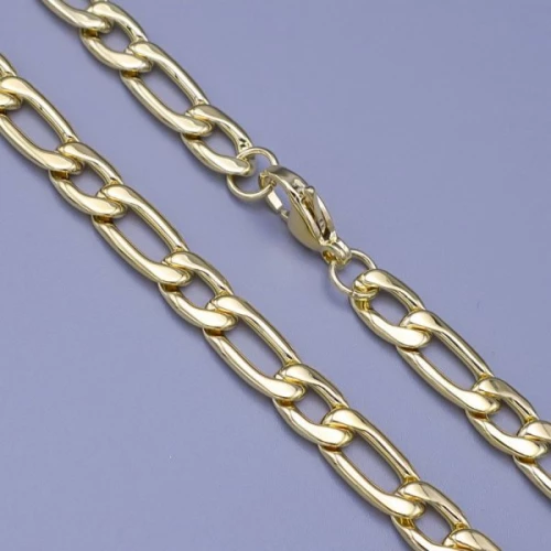 Zlacený náramek z chirurgické oceli 7mm