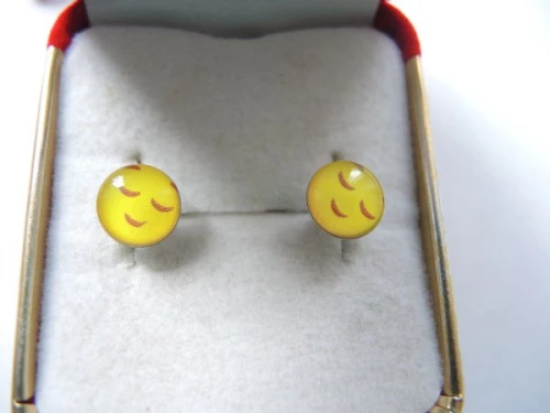 Oblíbené náušničky smajlíci > varianta 14