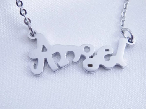 Přívěsek z chirurgické oceli ANGEL ( anděl ) s řetízkem