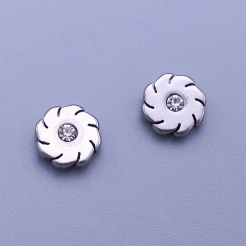 Náušnice kytičky 8mm z chirurgické oceli