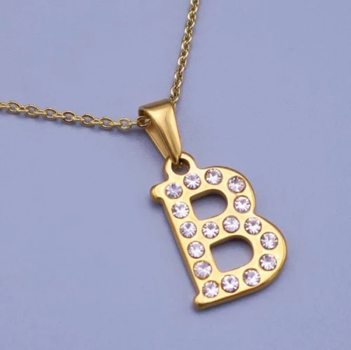 Zlacená písmena z chirurgické oceli > varianta B