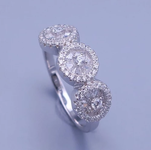 Luxusní stříbrný 925 prsten vel.54