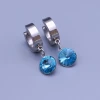 Další: Náušnice z chirurgické oceli Swarovski rivoli 8mm > varianta Světle modrá