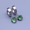 Další: Náušnice z chirurgické oceli Swarovski rivoli 8mm > varianta Zelená