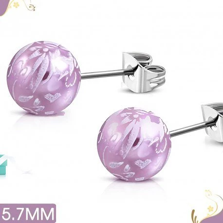 Drobné náušnice z chirurgické oceli