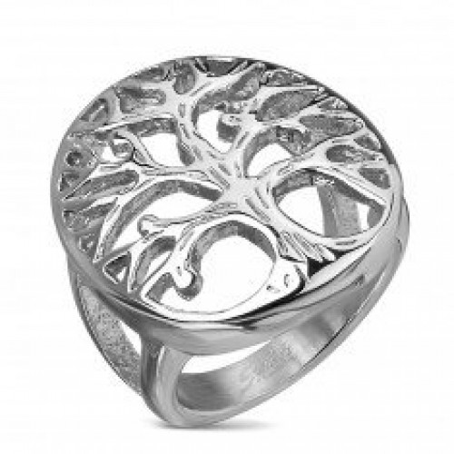 Prsten z chirurgické oceli s motivem strom života > varianta 59