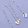 Další: Řetízkové náušnice Swarovski components Crystal AB