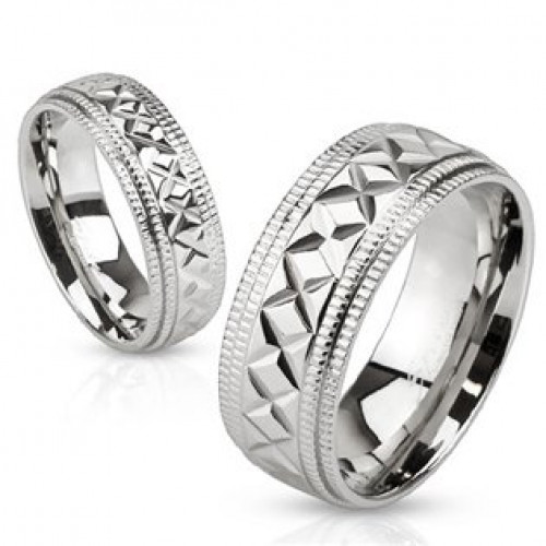 Snubní prsteny ocel - pár