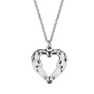Ocelový řetízek s přívěškem - srdce