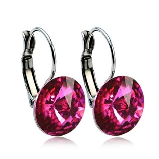 Ocelové náušnice - Svítivě růžová > varianta Svítivě růžová