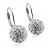Další: Stříbrné náušnice koule 8 mm s krystaly Crystals from Swarovski®, Crystal