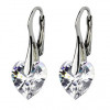 Předchozí: Stříbrné náušnice srdíčka s krystaly Crystals from Swarovski®, Crystal > varianta Crystal