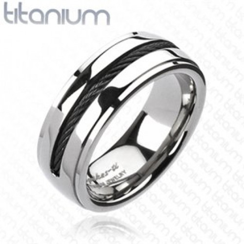 Pánský prsten z Titanu > varianta 60