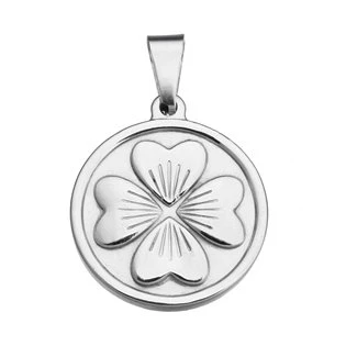 Ocelový přívěšek čtyřlístek