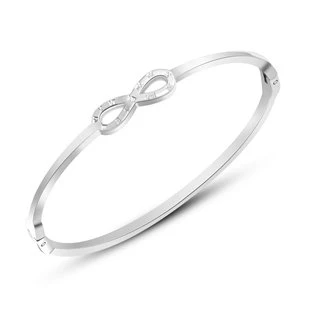 Ocelový náramek otevírací - nekonečno