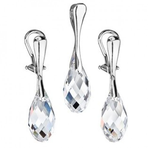 Sada šperků se slzičkami Crystals from Swarovski® Crystal
