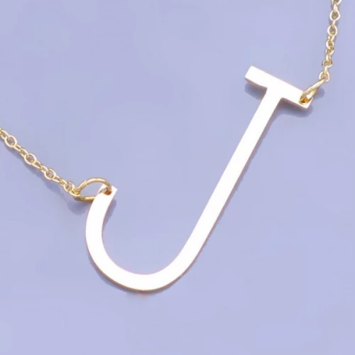 Zlacené písmena z chirurgické oceli > varianta J