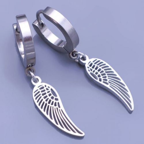 Náušnice z chirurgické oceli andělské křídlo
