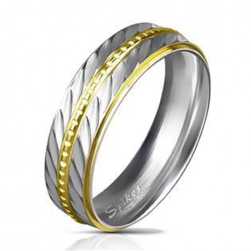 Ocelový prsten šíře 6 mm > varianta 50