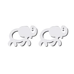 Ocelové náušnice - sloni