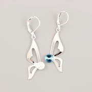 Náušnice MONROE Rivoli Swarovski 6mm - rhodium