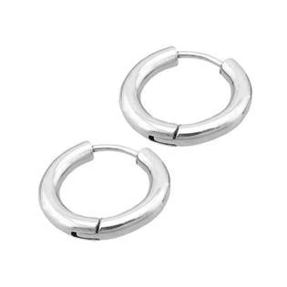 Ocelové náušnice - kruhy 24 mm