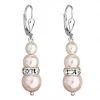 Další: Stříbrné náušnice s perličkami Crystals from Swarovski® > varianta Růžová