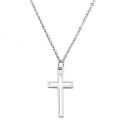 Ocelový náhrdelník křížek