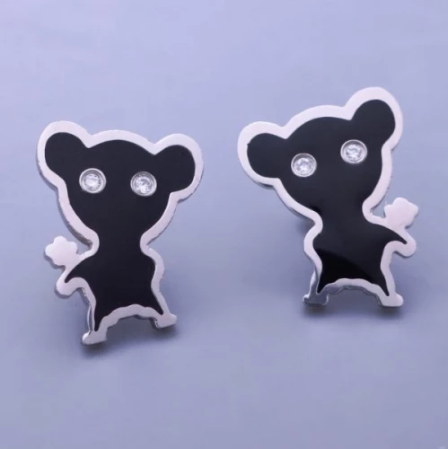 Náušnice myšky z chirurgické oceli